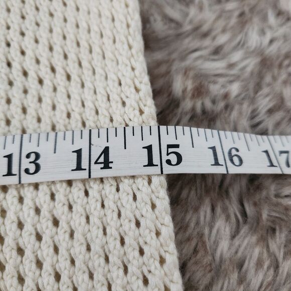 Calvin Klein Knit Shoulder Hobo Bag in Ivory/Cream - Picture 5 of 7